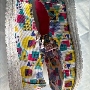 Hey Dude Women's Geometric Multicolor Slippers
